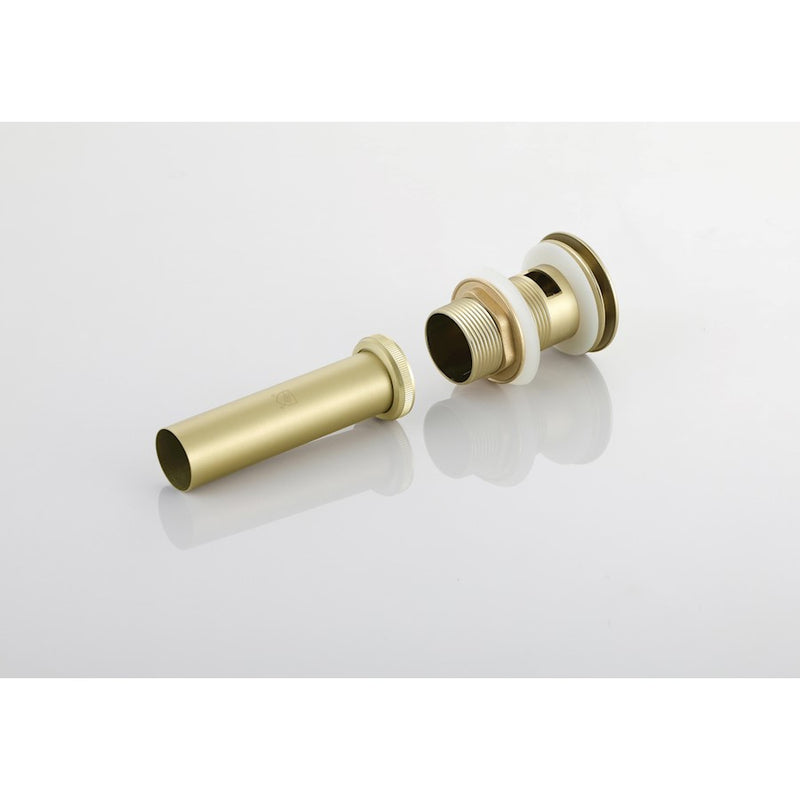 Elegant Irving Pop-Up Bathroom Sink Dra"/Overflow, Brushed Gold