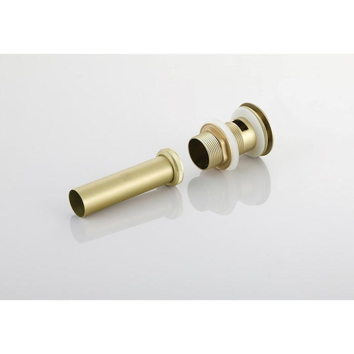 Elegant Irving Pop-Up Bathroom Sink Dra"/Overflow, Brushed Gold