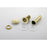 Elegant Irving Pop-Up Bathroom Sink Dra"/Overflow, Brushed Gold