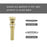Elegant Irving Pop-Up Bathroom Sink Dra"/Overflow, Brushed Gold
