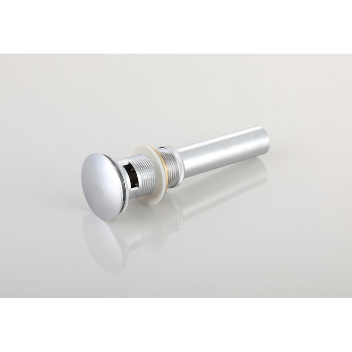Elegant Irving Pop-Up Bathroom Sink Dra"/Overflow, Polished Chrome