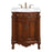 Elegant Danville 27" Single Vanity, Brown/Ivory Marble - VF-1007-VW