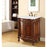 Elegant Danville 27" Single Vanity, Brown/Ivory Marble