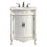 Elegant Danville 27" Single Vanity, Antique White/Ivory Marble