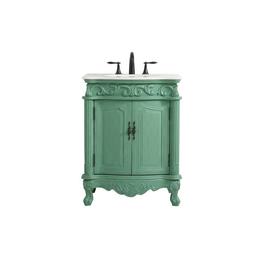 Elegant 1008 Danville 27" Single Bathroom Vanity, Vintage Mint - VF-1008VM