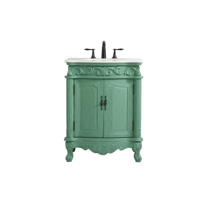 Elegant 1008 Danville 27" Single Bathroom Vanity, Vintage Mint - VF-1008VM