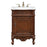 Elegant Berkshire 24" Single Vanity, Coffee/Ivory Marble - VF-1031-VW
