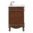 Elegant Berkshire 24" Single Vanity, Coffee/Ivory Marble