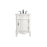 Elegant Berkshire 24" Single Vanity, Antique White/Ivory Marble - VF-1031AW-VW