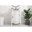 Elegant Berkshire 24" Single Vanity, Antique White/Ivory Marble