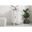 Elegant Berkshire 24" Single Vanity, Antique White/Ivory Marble
