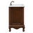 Elegant Berkshire 30" Single Vanity, Teak Color/Ivory Marble