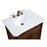 Elegant Berkshire 30" Single Vanity, Teak Color/Ivory Marble