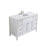 Elegant Cape Cod 48" Single Vanity, White/Ivory Marble