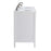 Elegant Cape Cod 60" Double Vanity, White/Ivory Marble