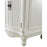 Elegant Windsor 60" Double Vanity, Antique White/Ivory Marble