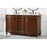 Elegant Kitchen/Bath Windsor 60" Double Bathroom Vanity, Teak