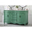 Elegant Windsor 60" Double Bathroom Vanity, Vintage Mint