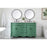 Elegant Windsor 60" Double Bathroom Vanity, Vintage Mint