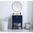 Elegant Kitchen/Bath Aqua 24" Bathroom Vanity, Blue
