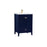 Elegant Kitchen/Bath Aqua 24" Bathroom Vanity, Blue