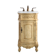 Elegant Danville 24" Single Vanity, Antique Beige/Ivory Marble - VF10119AB-VW