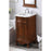 Elegant Danville 19" Single Vanity, Teak/Ivory Marble
