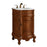 Elegant Danville 21" Single Vanity, Teak Color/Ivory Marble