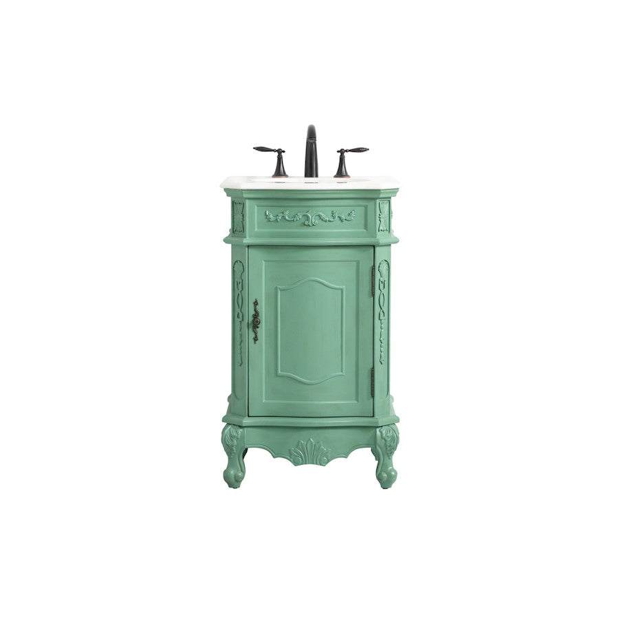 Elegant Danville 21" Single Bathroom Vanity, Vintage Mint - VF10121VM