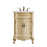 Elegant Danville 24" Single Vanity, Light Beige/Ivory Marble - VF10124LT-VW