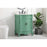 Elegant Danville 27" Single Bathroom Vanity, Vintage Mint