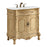 Elegant Danville 32" Single Vanity, Antique Beige/Ivory Marble