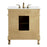 Elegant Danville 32" Single Vanity, Antique Beige/Ivory Marble