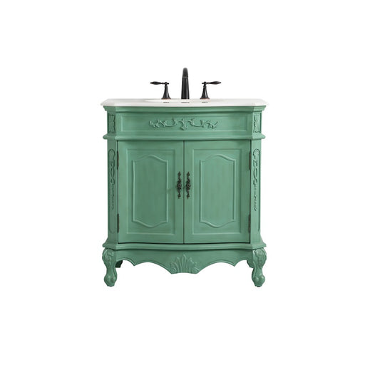 Elegant Danville 32" Single Bathroom Vanity, Vintage Mint - VF10132VM