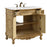 Elegant Danville 36" Single Vanity, Antique Beige/Ivory Marble