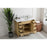 Elegant Danville 42" Single Vanity, Light Beige/Ivory Marble