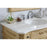 Elegant Danville 42" Single Vanity, Light Beige/Ivory Marble