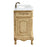 Elegant Danville 48" Single Vanity, Antique Beige/Ivory Marble