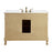 Elegant Danville 48" Single Vanity, Antique Beige/Ivory Marble