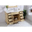 Elegant Danville 48" Single Vanity, Light Beige/Ivory Marble