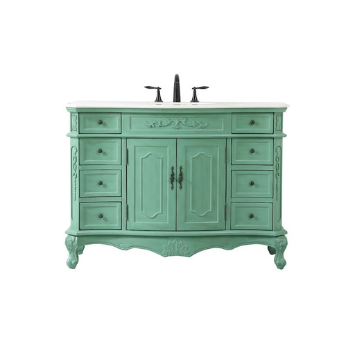Elegant Danville 48" Single Bathroom Vanity, Vintage Mint - VF10148VM