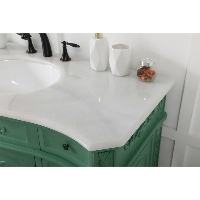 Elegant Danville 48" Single Bathroom Vanity, Vintage Mint