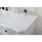 Elegant Danville 60" Single Vanity, Antique White/Ivory Marble
