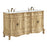 Elegant Danville 60" Double Vanity, Antique Beige/Ivory Marble