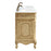 Elegant Danville 60" Double Vanity, Antique Beige/Ivory Marble