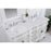 Elegant Danville 60" Double Vanity, Antique White/Ivory Marble