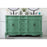 Elegant Danville 60" Double Bathroom Vanity, Vintage Mint