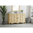 Elegant Danville 60" Single Vanity, Light Beige/Ivory Marble