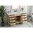 Elegant Danville 60" Single Vanity, Light Beige/Ivory Marble