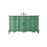 Elegant Danville 60" Single Vanity, Vintage Mint/Ivory Marble - VF10160VM-VW